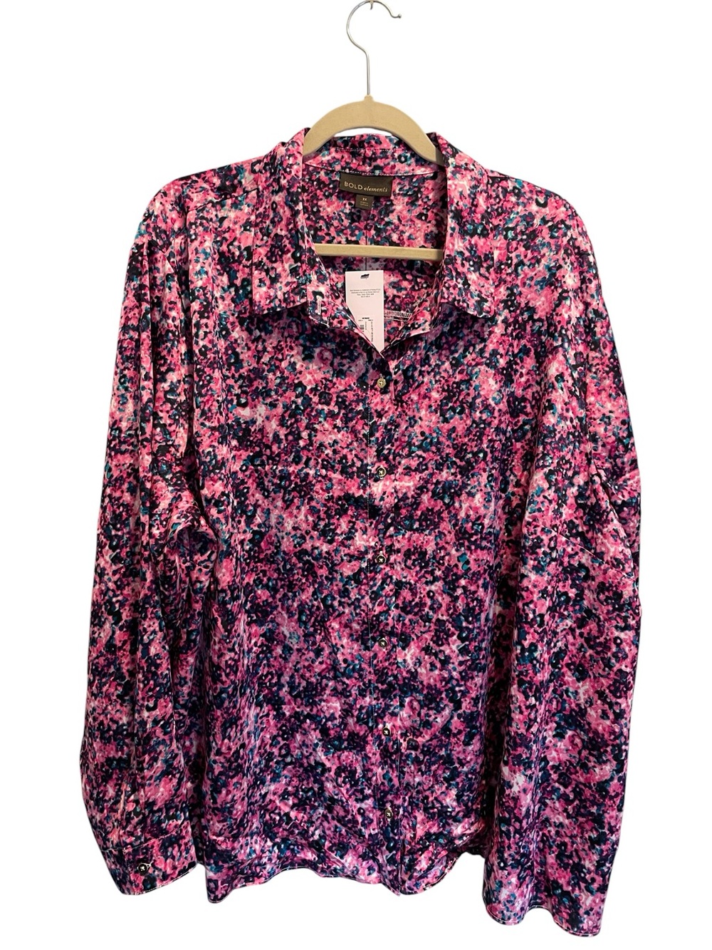 Bold elements NEW 2X blouse